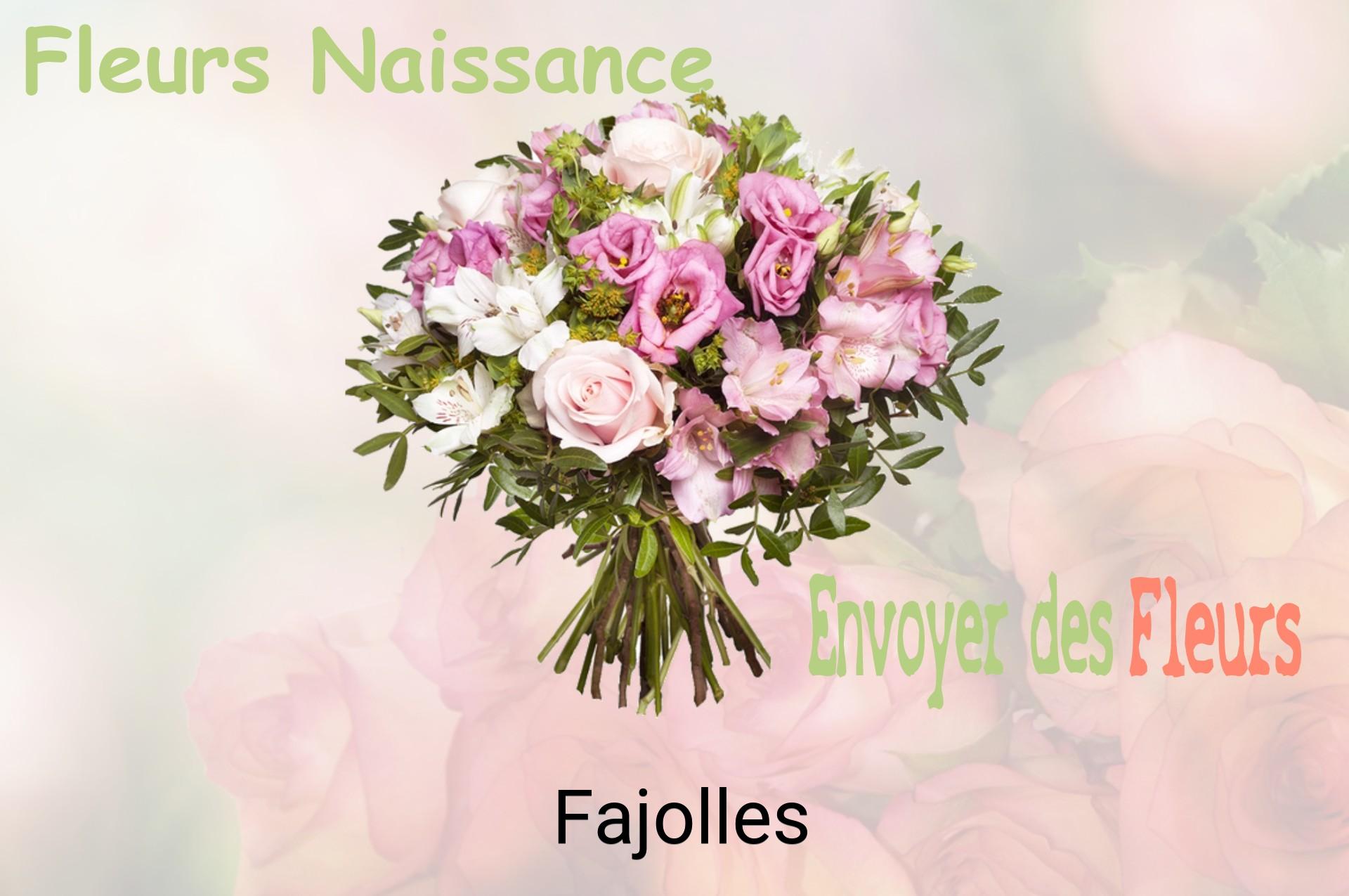Bouquet de fleurs de naissance livré à Fajolles